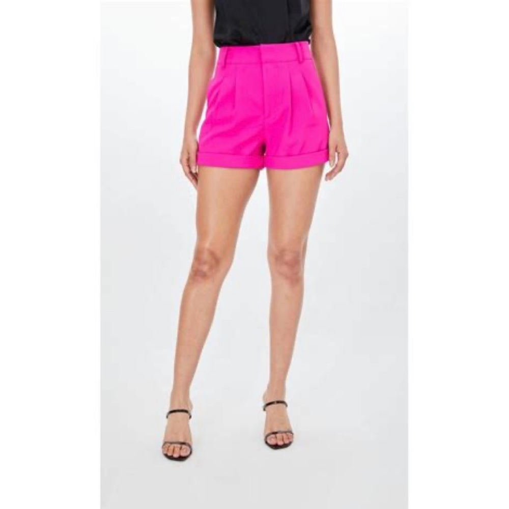 Generation Love Hot Pink High-Waist Tailored Shorts